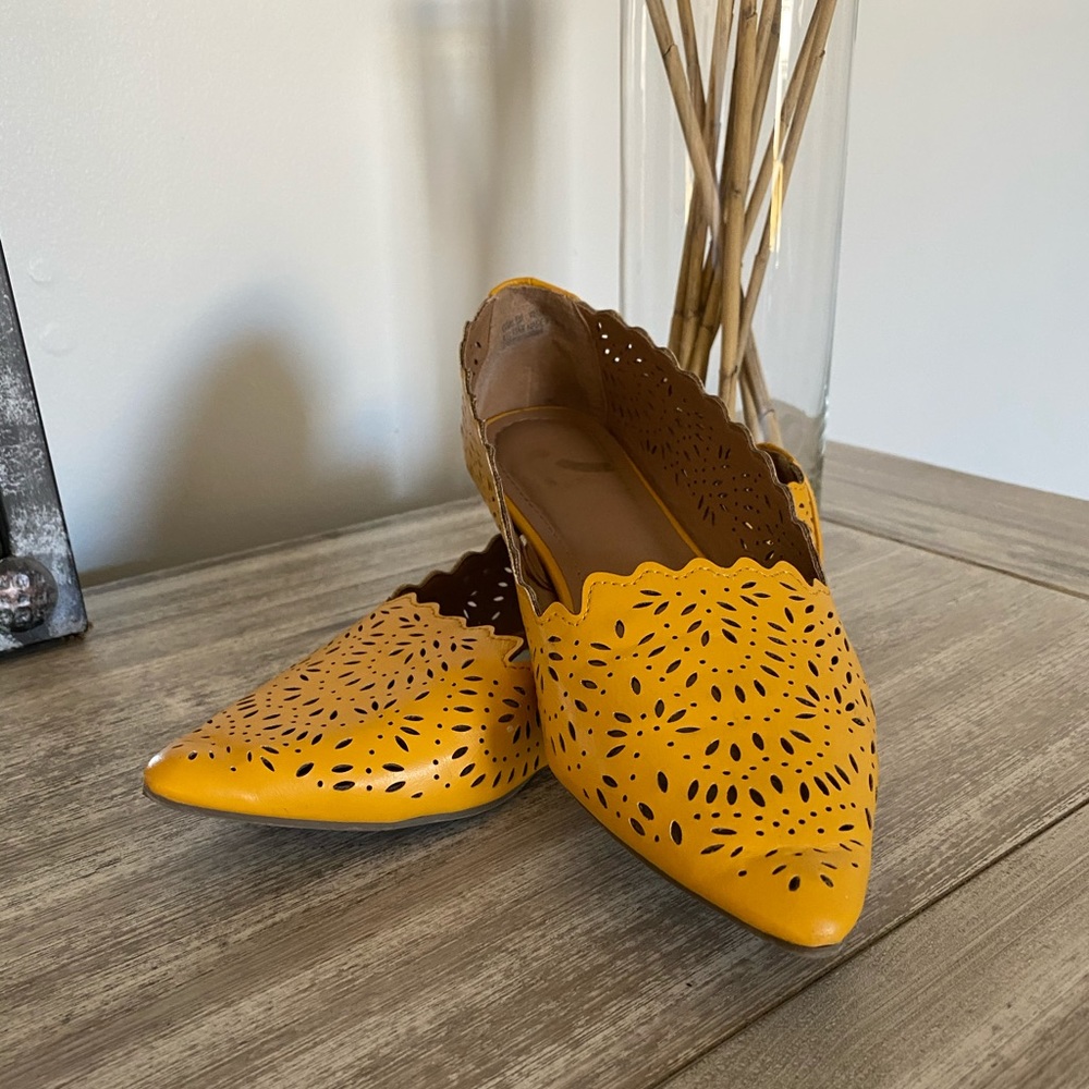 Mustard Colored Flats